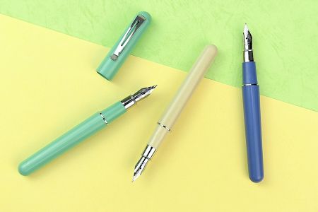 Custom barrel color service available using recycled plastic materials.