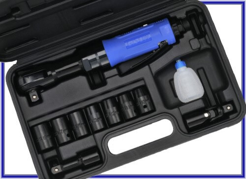 Kit chiavi a cricchetto pneumatiche