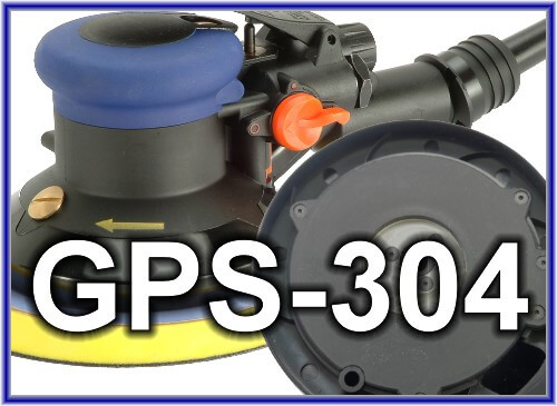 Пневматичний ексцентриковий шліфувальник серії GPS-304 (без гайкового ключа)