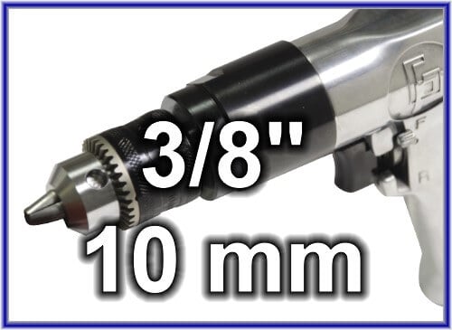 Trapano ad aria da 3/8 di pollice