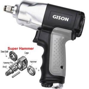 1/2" Composite Air Impact Wrench (320 ft.lb) - 1/2" Composite Pneumatic Impact Wrench (320 ft.lb)