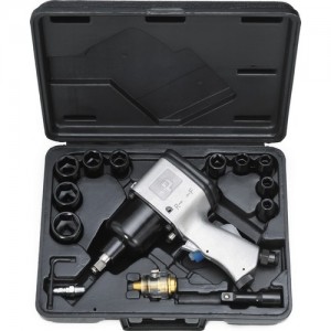 Kit de clé à chocs pneumatique robuste 1/2" - Kit de clé à chocs pneumatique robuste 1/2"