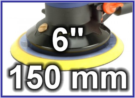 Levigatrice orbitale casuale ad aria da 6 pollici (150 mm) - Levigatrice orbitale casuale ad aria da 6 pollici