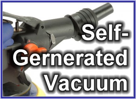 Levigatrice orbitale casuale ad aria con aspirazione autogenerata - Levigatrice orbitale casuale ad aria con aspirazione autogenerata