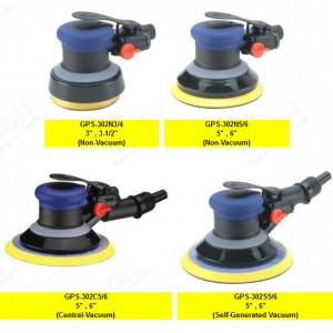 Levigatrice orbitale casuale ad aria serie GPS-302 - Levigatrice orbitale casuale ad aria