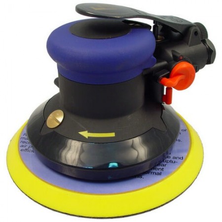 6" 공압 원형 궤도 편심 연마기 (왁스 기계) (비흡입형, 12000회전/분) - 6" 공압 원형 궤도 편심 연마기 (왁스 기계) (비흡입형, 12000회전/분)