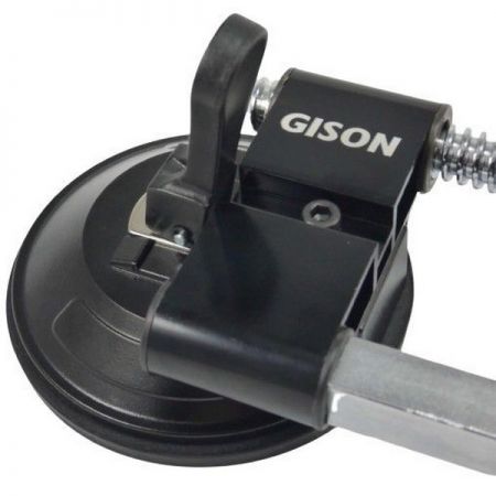 GAS-617C ガラス/石材取り付け接続調整吸盤 (117mm、ネジ式)