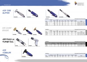 p73 74 Въздушен инструмент за шлифоване на гуми Въздушен инструмент за изтриване на боя Въздушен инструмент за пробиване и извиване на фланци Въздушен ниблер