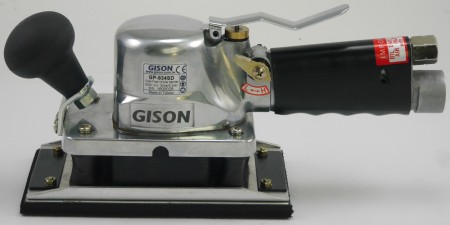 GP-934SD Паветраны дрыгунавы шліфавальнік (93x176мм, 9000 аб/хв, самагенераваны вакуум)