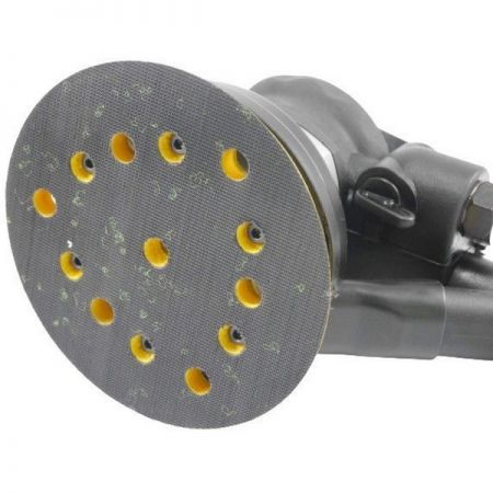 5" Getriebebetriebener Druckluftsander & Polierer (1.000 U/min, selbstgenerierte Vakuum)