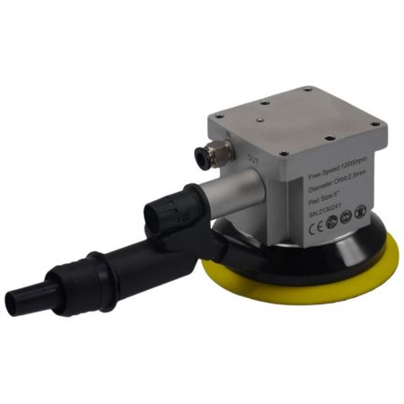 เครื่องเจียร์รอบแบบสุ่มแบบลม 5 นิ้วสำหรับหุ่นยนต์ดูดฝุ่น (12,000 รอบต่อนาที)