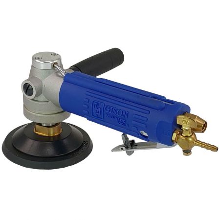 Pneumatic Wet Stone Sander,Polisher (4800rpm, Side Exhaust, Safety Lever)