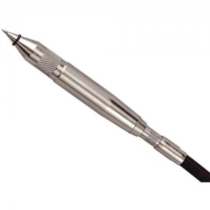 Air Engraving Pen (34000bpm, 0.1/*0.2/0.3mm, ocelové pouzdro) pro vyřezávání do kamene