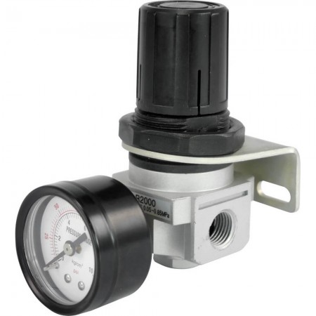 All Tool Depot 1/4 Inch Mini Air Regulator With Gauge – For Compressed Air Systems