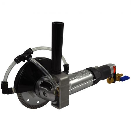 5" Wet Air Saw for Stone (12000rpm, Right Handle) - Wet Pneumatic Stone Saw (12000rpm)