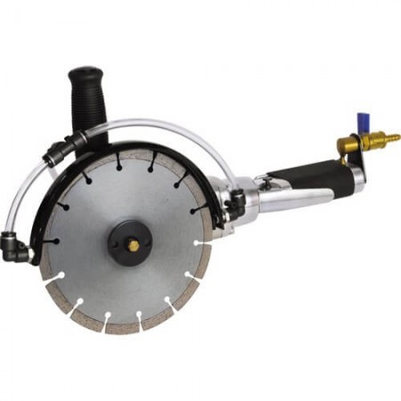7" Wet Air Saw for Stone (7000rpm, Left Handle) - Wet Pneumatic Stone Saw (7000rpm)
