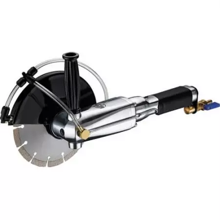 7" Wet Air Saw for Stone (7000rpm, Right Handle) - Wet Pneumatic Stone Saw (7000rpm)
