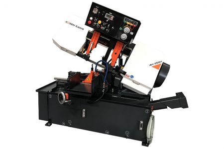 250mm Metal Cutting Automatic Horizontal Scissor Type Band Saw - Automatic production band saw that gives accurate and fast cuts under your budget - Cosen AH-250H