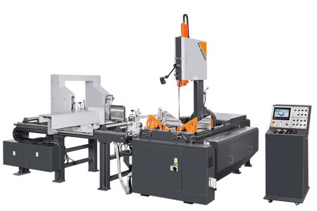 20" x 26" Automatic Vertical Tilt Frame Band Saw Machine - Outlook display of Automatic Vertical Tilt Frame Band Saw Machine