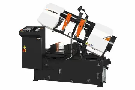 Scie à ruban automatique horizontale de type ciseaux de 300 mm - Affichage de la scie à ruban à onglet automatique horizontale de type ciseaux de 300 mm