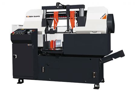 320 mm-es Automatikus Horizontális Kétoszlopos Szalagfűrész - 320 mm-es Automatikus Horizontális Kétoszlopos Szalagfűrész bemutatása