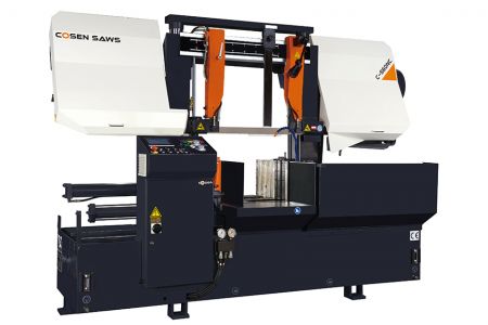 560 mm-es kerek automatikus vízszintes dupla oszlopos szalagfűrész - 560 mm-es kerek automatikus vízszintes dupla oszlopos szalagfűrész bemutatása