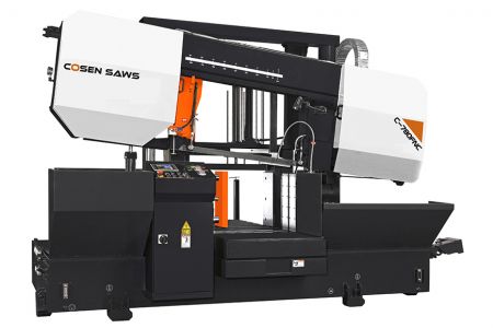 780mm Automatikus Vízszintes Kettős Oszlopos Szalagfűrész Gép - Automatikus Vízszintes Kettős Oszlopos Szalagfűrész Gép Kijelzése