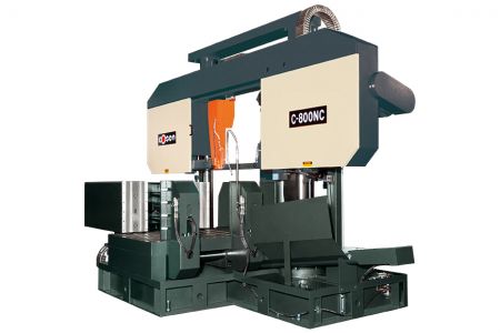 800mm-es kerek automatikus vízszintes, dupla oszlopos típusú szalagfűrész - Automatikus vízszintes, dupla oszlopos típusú szalagfűrész kijelzője