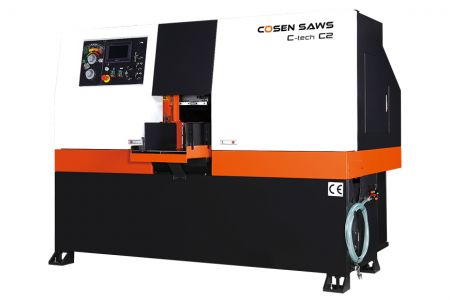 NC Programmable Automatic Mass Production Bandsaw - Rigid, stable and productive. NC Programmable Automatic Bandsaw is the most dependable 34mm blade mass production saw!