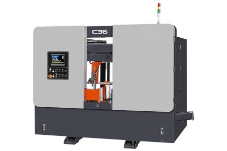 360mm Metallschneidende NC automatische horizontale Säulen-Bandsäge - Metallschneidende NC automatische horizontale Säulen-Bandsäge Maschinenansicht