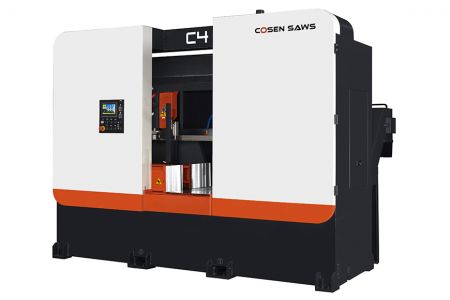NC Programmable Automatic Band Saw for Mass Production - Precise, ergonomic, and safely enclosed. Automatic Mass Production Bandsaw C4 is perfect for mass production settings
