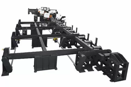 Mesin Bandsaw Kapasitas 500mm x 550mm dengan Sistem Pemotongan yang Disesuaikan - Mesin Bandsaw 500mm x 550mm dengan sistem pemotongan yang disesuaikan Tampak Luar