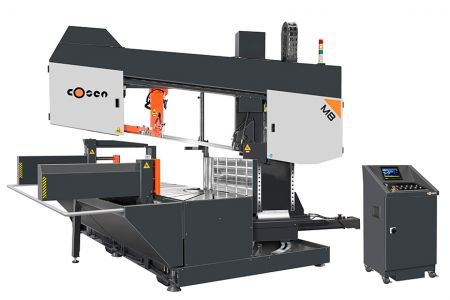 Máquina de corte em ângulo de 800mm x 500mm, 30 graus a 150 graus para material estrutural