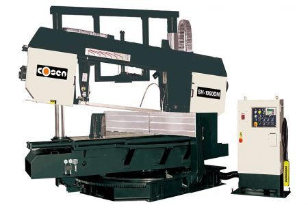 1020mm Semi-Automatic Horizontal Dual Column Dual Mitering Band Saw Machine - Display of 1020mm Semi-Automatic Horizontal Dual Column Dual Mitering Band Saw Machine