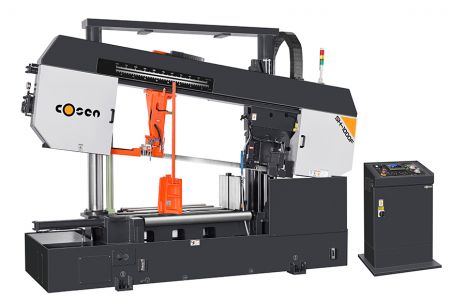 Semi-Automatic Double Column Heavy-Duty Band Saw - Outlook display of Semi-Automatic Double Column Heavy Duty Band saw