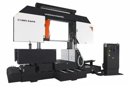 Máy cưa băng bán tự động hiệu suất cao - Hiển thị Outlook của máy cưa băng nặng bán tự động cột đôi