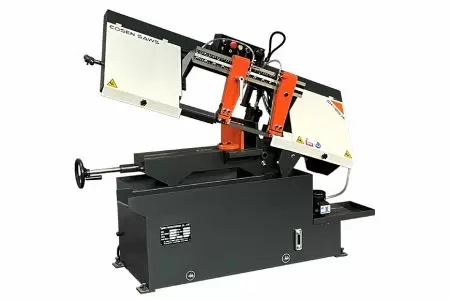 250 x 370mm Metal Cutting Semi-auto Horizontal Scissor Type Band Saw Machine - Display of Metal Cutting Semi-auto Horizontal Scissor Type Band Saw Machine