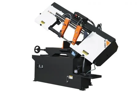 250 x 420mm Metal Cutting Semi-auto Horizontal Scissor Type Band Saw Machine - Display of 250 x 420mm Metal Cutting Semi-auto Horizontal Scissor Type Band Saw Machine