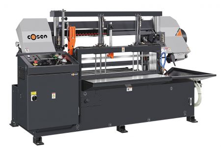 Máy cưa băng cắt lưới bán tự động - Hiển thị tổng quan của máy cưa băng cắt ngang bán tự động