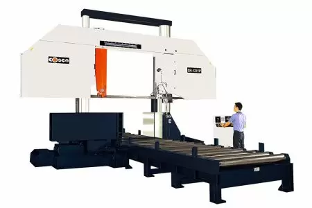 Máy cưa băng hai cột bán tự động - Hiển thị Outlook của máy cưa băng nặng bán tự động cột đôi