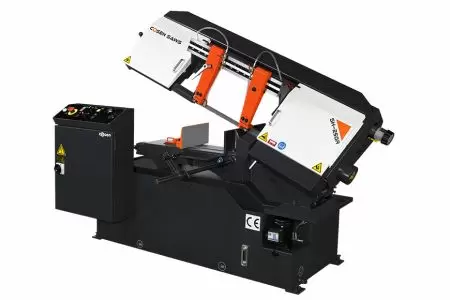 250mm Semi-Automatic Horizontal Scissor Type Band Saw - 250mm Semi-Automatic Horizontal Scissor Type Band Saw features 55 seconds per cut for 100 mm medium carbon steel