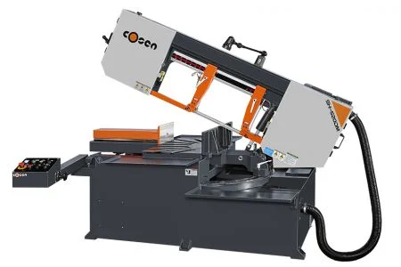 250 x 520mm Semi-Automatic Swivel Head Double-Mitering Band Saw - 250 x 520 mm Semi-Automatic Swivel Head Double-Mitering Band Saw
