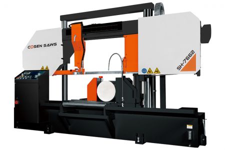 Máy cưa băng bán tự động - Hiển thị Outlook của máy cưa băng nặng bán tự động hai cột