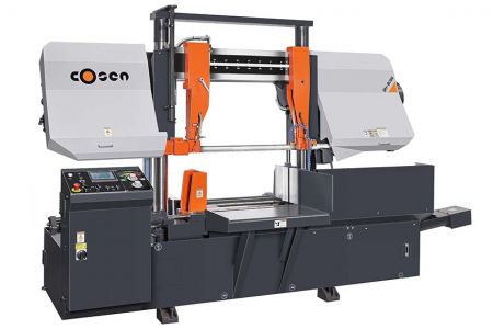 Scie à ruban semi-automatique à double colonne robuste de 560 x 800 mm - Affichage Outlook de scie à ruban semi-automatique à double colonne robuste