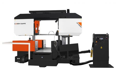 Semi-Automatic Double Column Heavy Duty Band Saw - Outlook Display of Semi-Automatic Double Column Heavy Duty Band Saw
