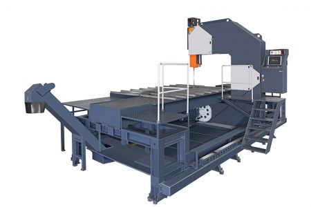 1300mm x 1600mm Traveling Head Vertical Plate & Block Band Saw Machine - 1300mm x 1600mm Traveling Head Vertical Plate & Block Band Saw Machine Outlook