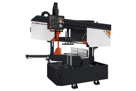 عرض آلة المنشار الشريطي العمودي المزدوج شبه الأوتوماتيكية 510 مم (SH-510LDMM)