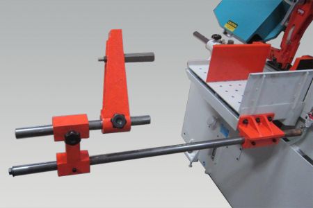 Bandsaw Machine Length Stop - Use length stop to cut repeated jobs for bandsaw machine. No more measuring and confirming is needed.