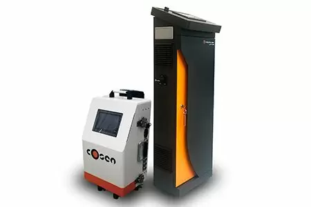 Rendez la durée de vie des outils prévisible, la machine visible avec le système CPC (Cloud Prédictif Informatique) Cosen - Appareil portable et facile à installer qui contrôle la santé de la machine, enregistre sur le cloud et envoie des rapports sur votre appareil mobile.