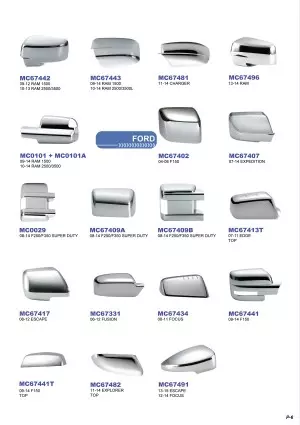 Plastic Chrome Plated Auto Accessories E-Catalog